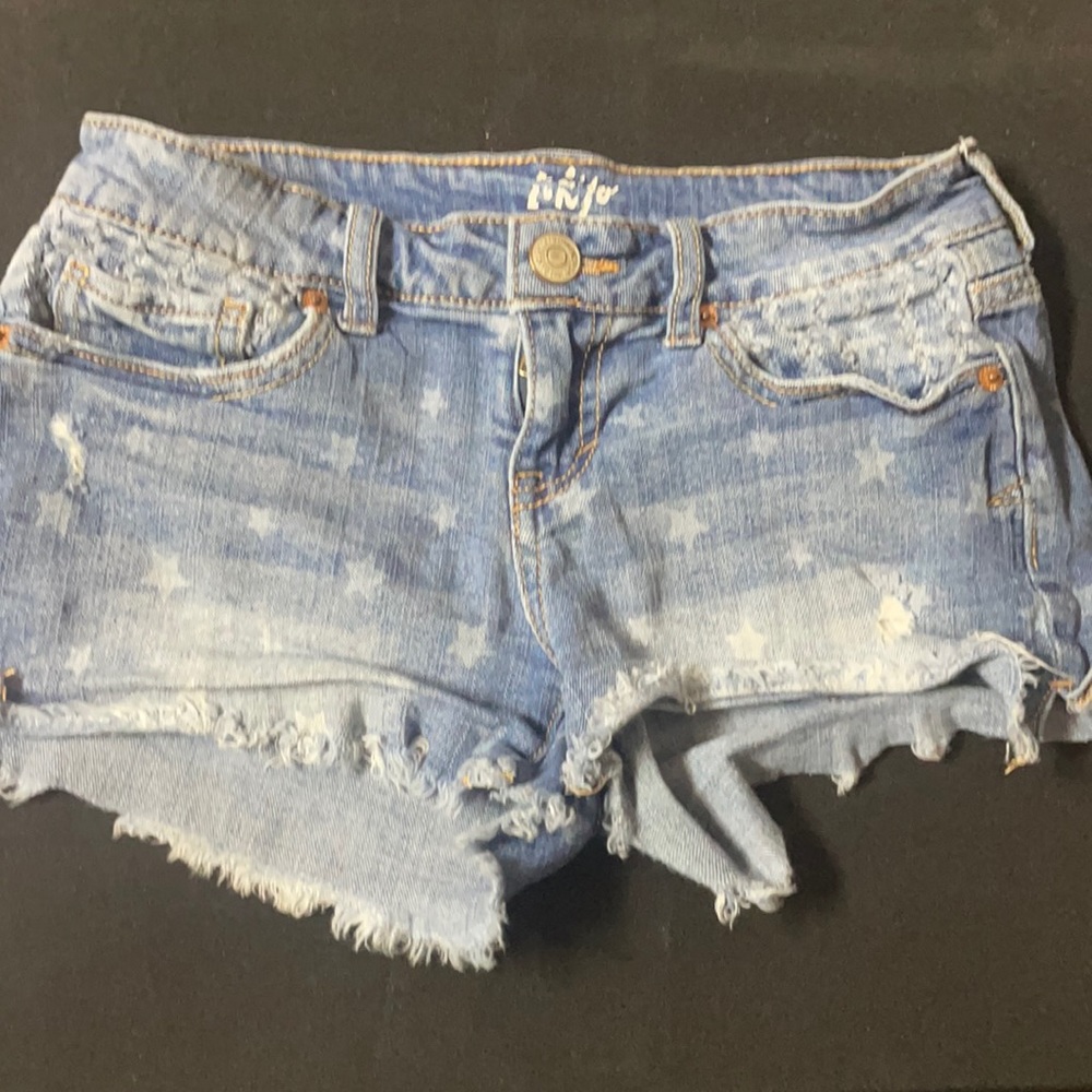 Star blue jean shorts size 0 shortys